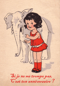 Petit &eacute;l&eacute;phant pour ton anniversaire